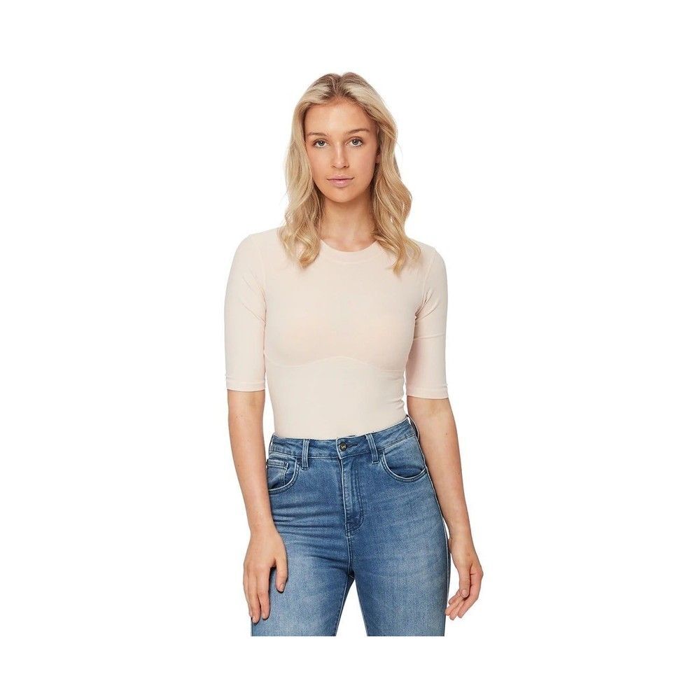 womens DB sustainable pink bodysuit